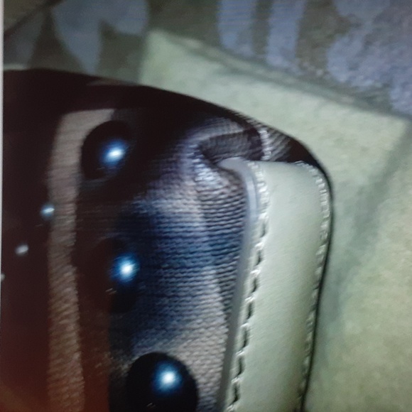 BURBERRY ABSTRACT SMOKED NOVA CLUTCH PURSE AUTHENTIC STUDDED - Picture 7 of 10